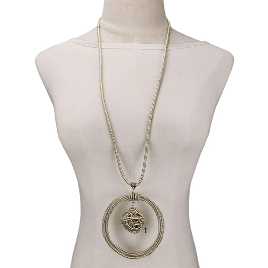 Handmade Metal Necklaces With Round Pendants / Accessories in Punk Style