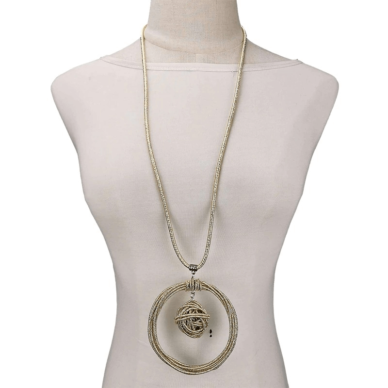 Handmade Metal Necklaces With Round Pendants / Accessories in Punk Style