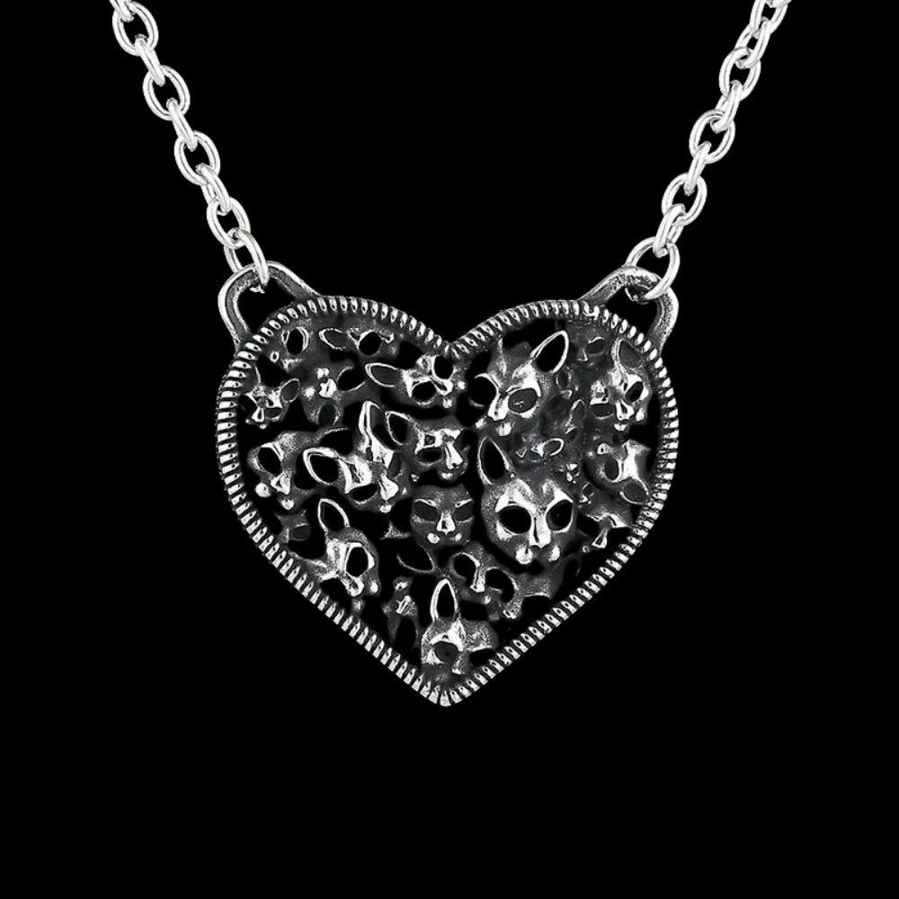 Heart of Cats Pendant