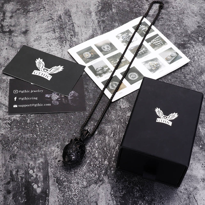 Heart Stainless Steel Open Necklace