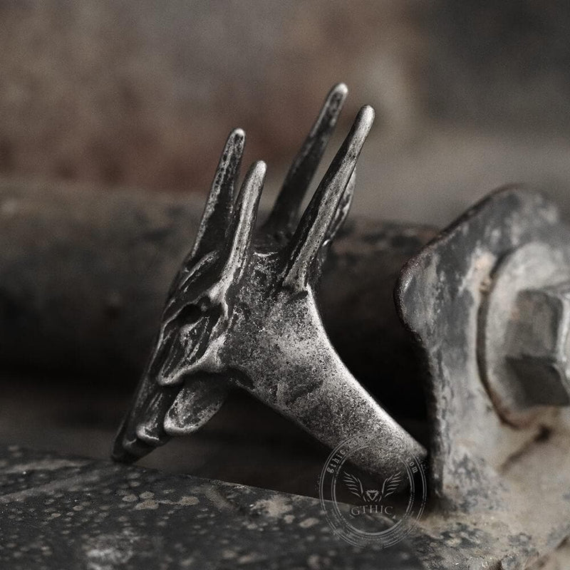 Helm of Sauron Stainless Steel Ring