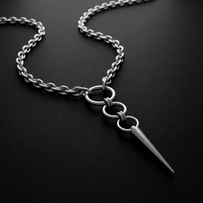 Hoop Spike Necklace