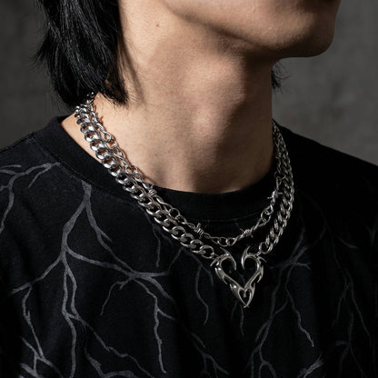 Barb Heart Necklace
