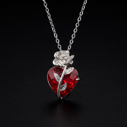 Blood Rose Necklace