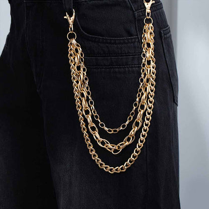 Hip Hop Multi-layer Chain Alloy Pants Chain
