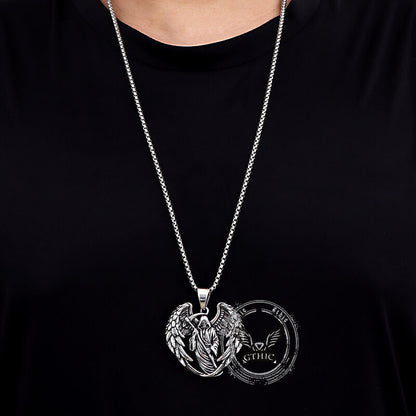 Hip Hop Scythe Grim Reaper Stainless Steel Pendant