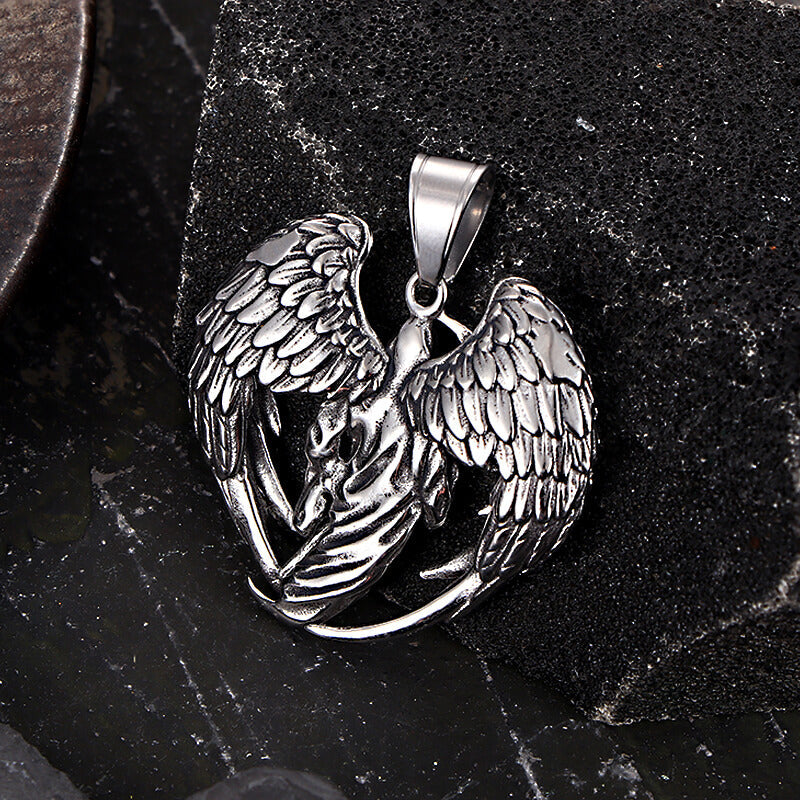 Hip Hop Scythe Grim Reaper Stainless Steel Pendant