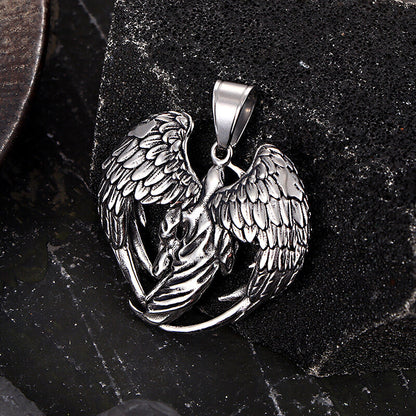 Hip Hop Scythe Grim Reaper Stainless Steel Pendant