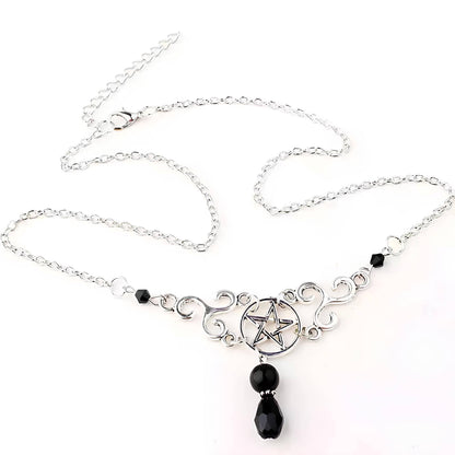 Pentacle Celtic Triskele Necklace