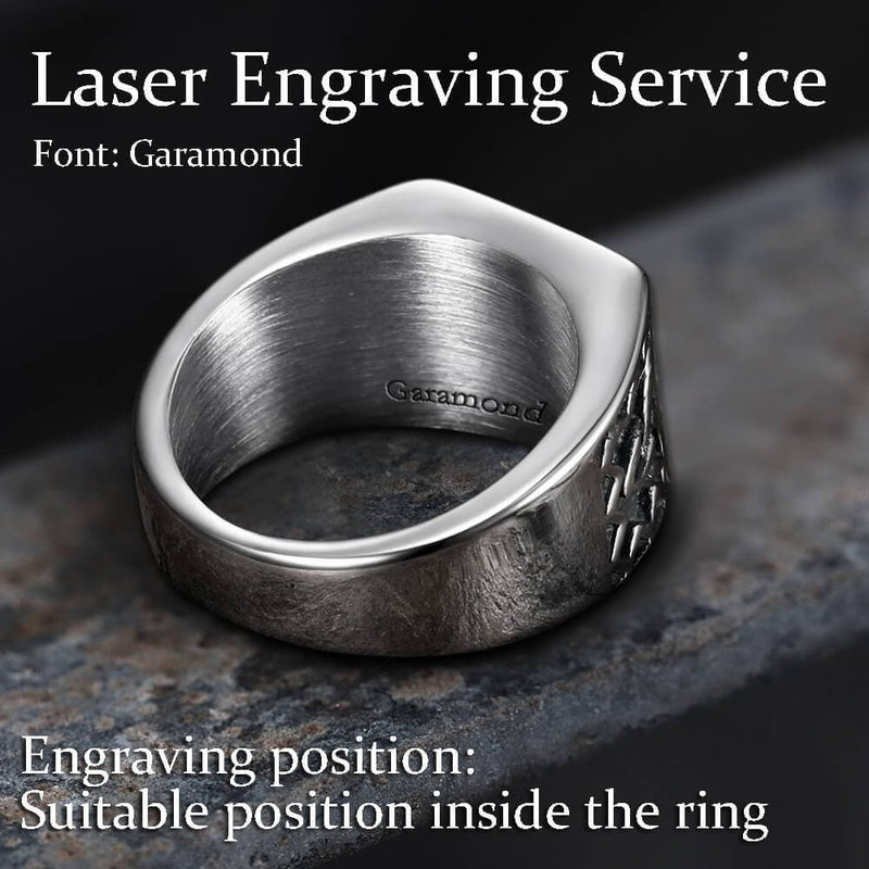 Irish Claddagh Stainless Steel Celtic Knots Ring