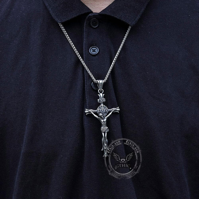 Jesus’ Suffering Stainless Steel Pendant