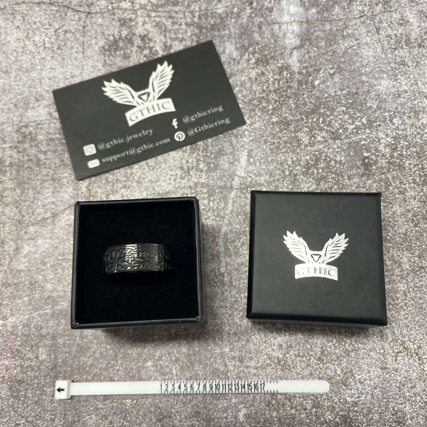 Tree of Life Design Stainless Steel Viking Ring