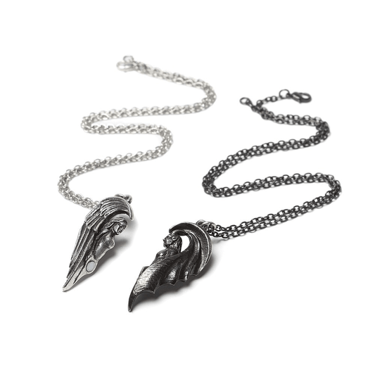 Magnetic Angel and Demon Dark Companions Pendant