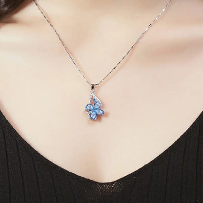Mystic Fortune Crystal Clover Amulet
