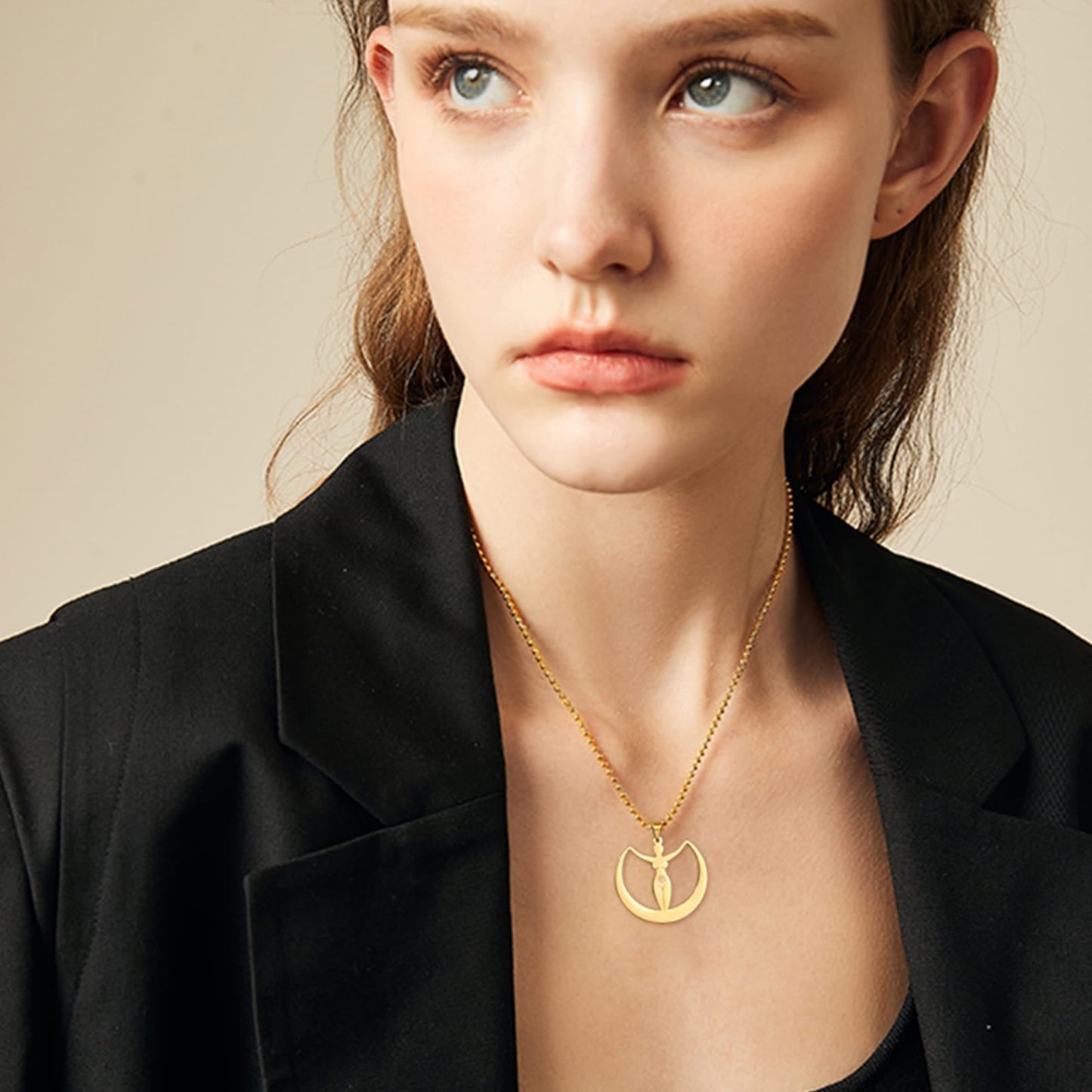 Fertility Moon Goddess Necklace
