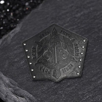 Medieval Retro Embossed Pu Leather Knight Bracers