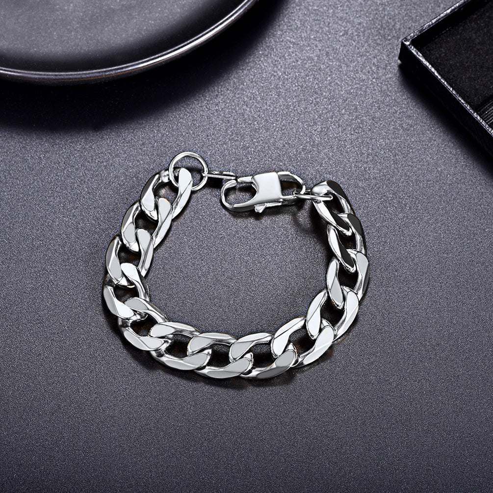 Cuban Link Chain Bracelet for