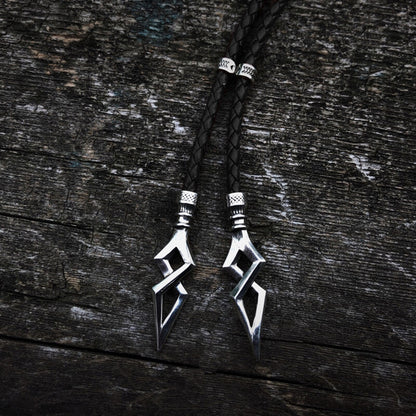 Minimalist Arrowhead Sterling Silver Bolo Tie