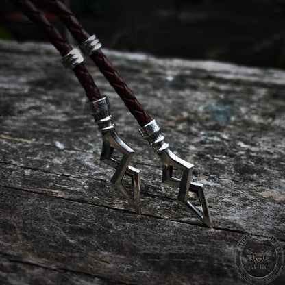 Minimalist Arrowhead Sterling Silver Bolo Tie