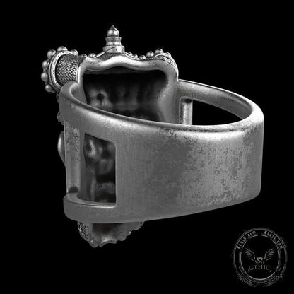 Monkey King Sterling Silver Ring