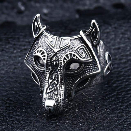 Nordic Wolf Viking Ring / Rock Style Jewelry for and