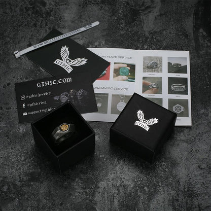 Not to Say Skull Sterling Silver Biker Ring