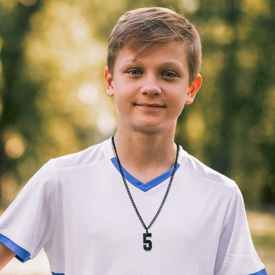Personalized Sports Jersey Number Chain Necklace for Sport Fans