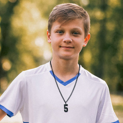 Personalized Sports Jersey Number Chain Necklace for Sport Fans