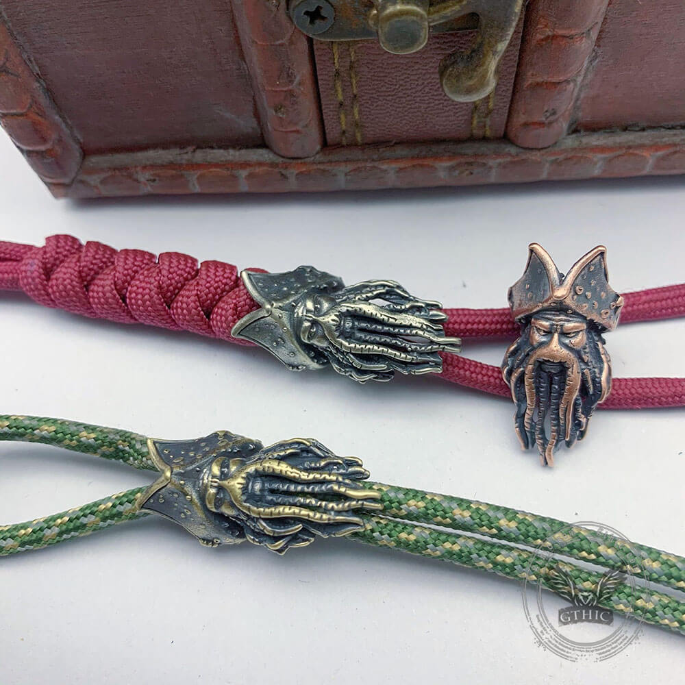 Octopus Pirate Copper Skull Braiding Beads