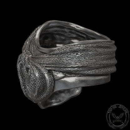 One-eyed Pirate Sterling Silver Skull Ring