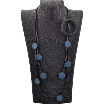 Original Design Rubber Necklaces in Gothic Style / Accessories for