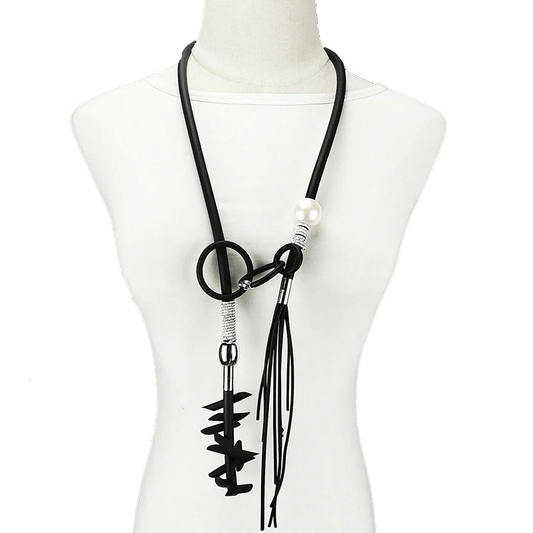 Original Design Necklaces With Removable Details / Punk Female Accessories