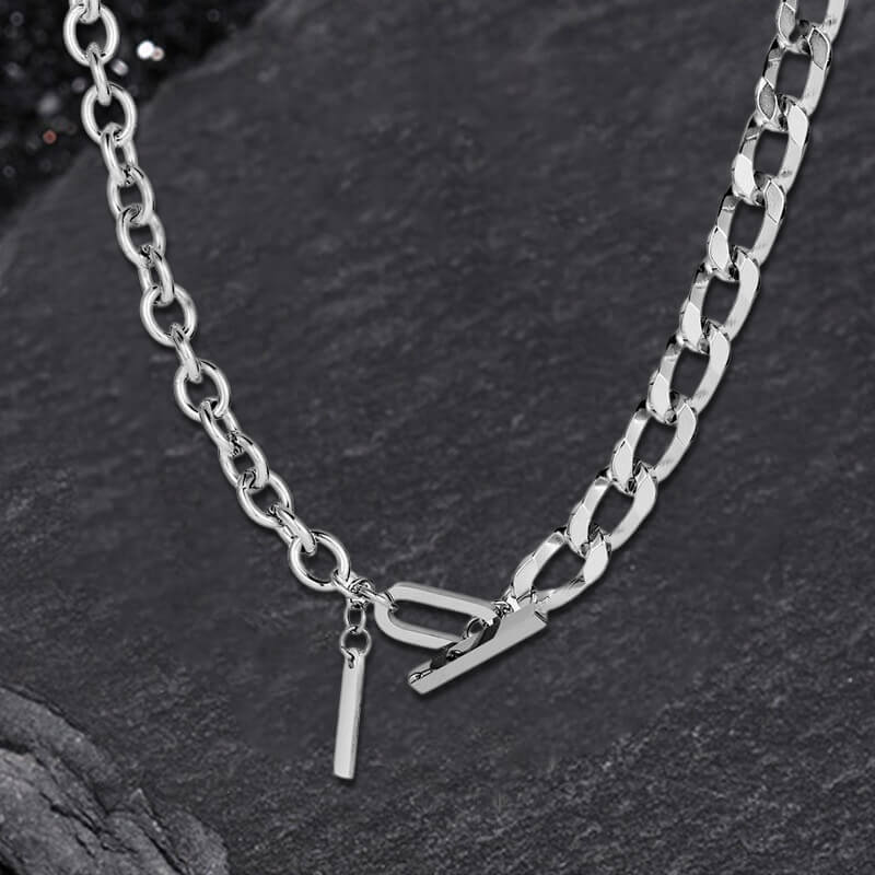 Ot Buckle Stainless Steel Necklace