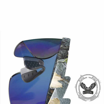 Outdoor Lightning Temple Irregular Cycling Sunglasses