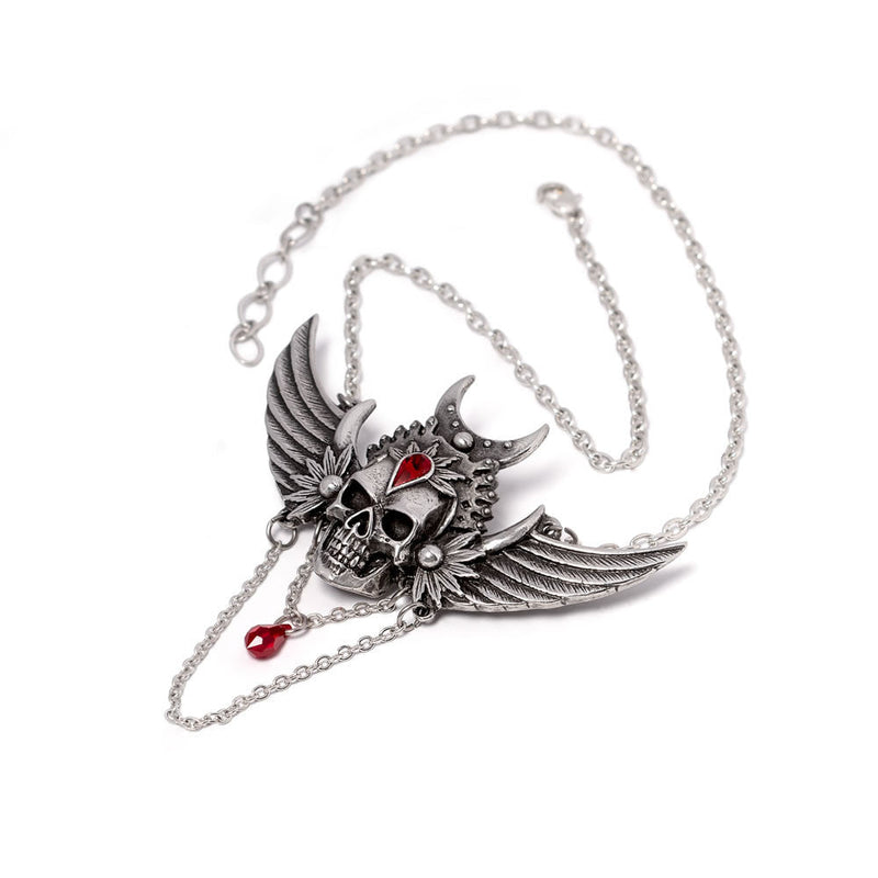 Immortal Ayesha Skull Necklace by Alchemy Gothic