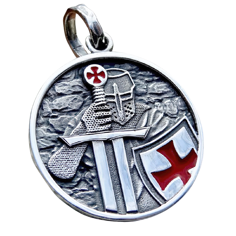 Pendant of Knights Templar Cross / Jewelry of Stainless Steel / Alternative