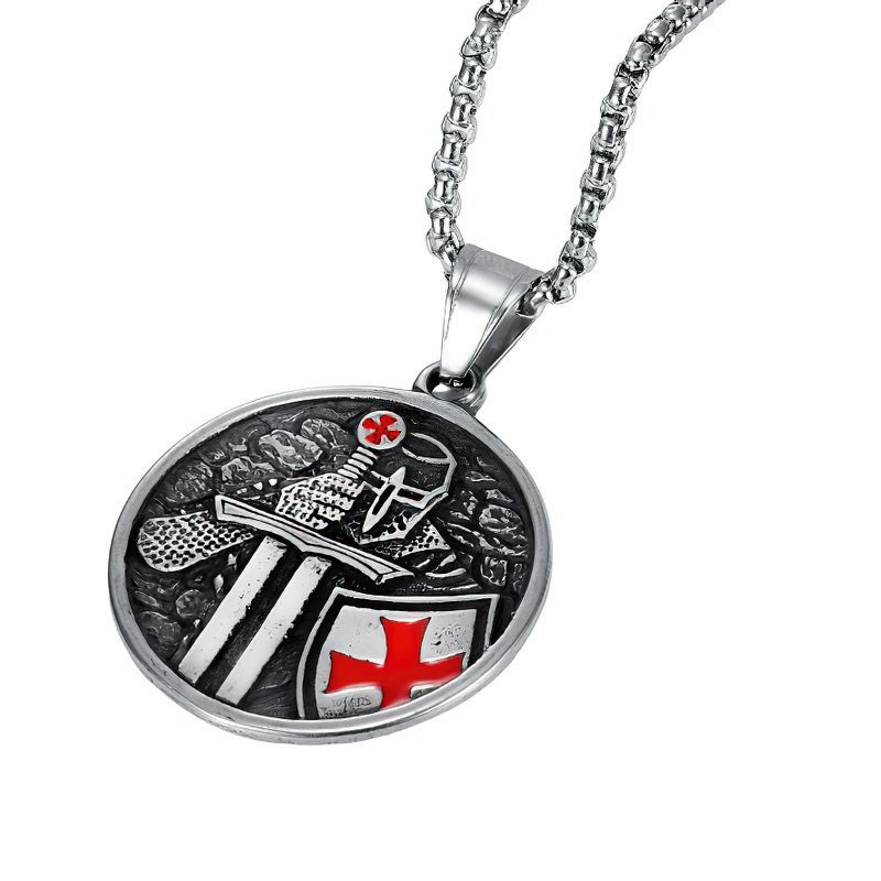 Pendant of Knights Templar Cross / Jewelry of Stainless Steel / Alternative