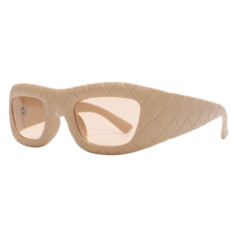 Personalized Thick Frame Uv Protection Pc Sunglasses