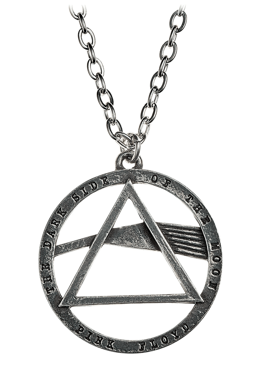 Pink Floyd "dark Side" Moon Pewter Prism Pendant