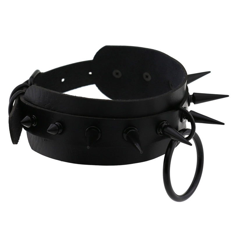 Matte Spiked O-ring Collar