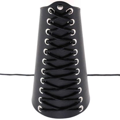 Punk Lace Up Pu Leather Bracelet / Wide Wrist Strap / Arm Bangles Bracelets