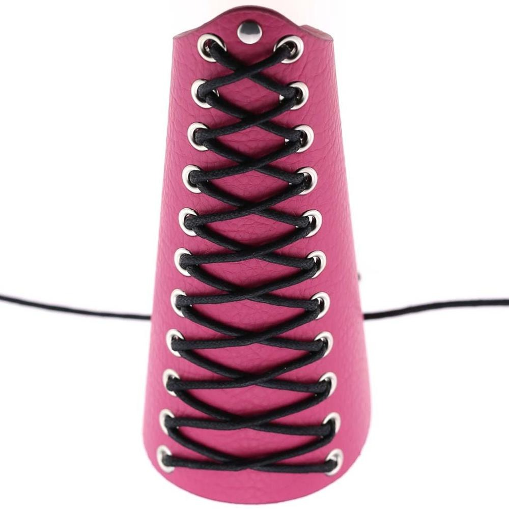 Punk Lace Up Pu Leather Bracelet / Wide Wrist Strap / Arm Bangles Bracelets