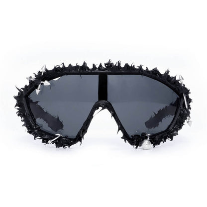 Punk Arrow Decorated Drip Glue Pc Sunglasses