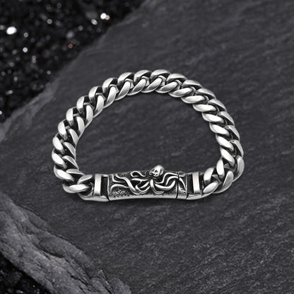 Punk Deep Sea Octopus Stainless Steel Bracelet