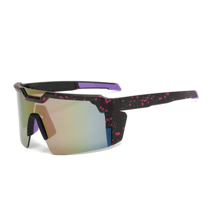 Punk Outdoor Colorful Uv-proof Eye Protection Pc Sunglasses
