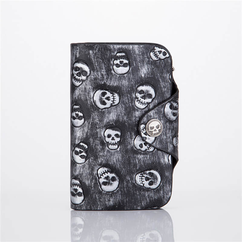 Punk Skull Head Pu Leather Wallet
