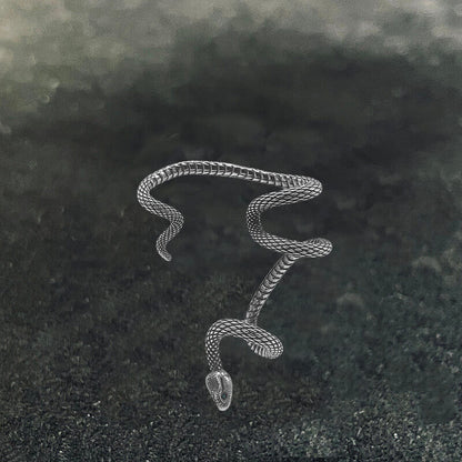 Punk Snake Design Stainless Steel Ear Cuffs