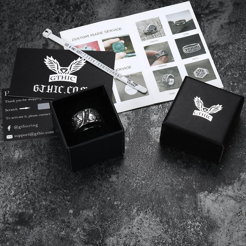 Relief Fish Sterling Silver Ring