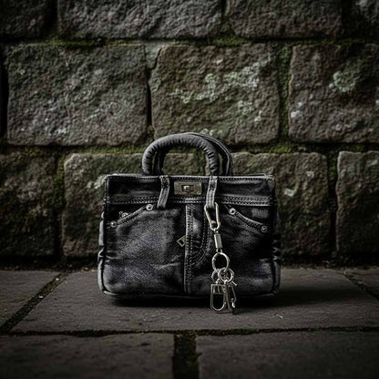 Retro Denim Jeans-style Versatile Handbag
