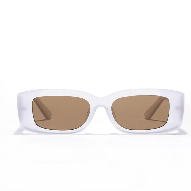 Retro Modern Square Small Frame Pc Sunglasses